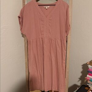 Briggs New York Pink Midi Dress